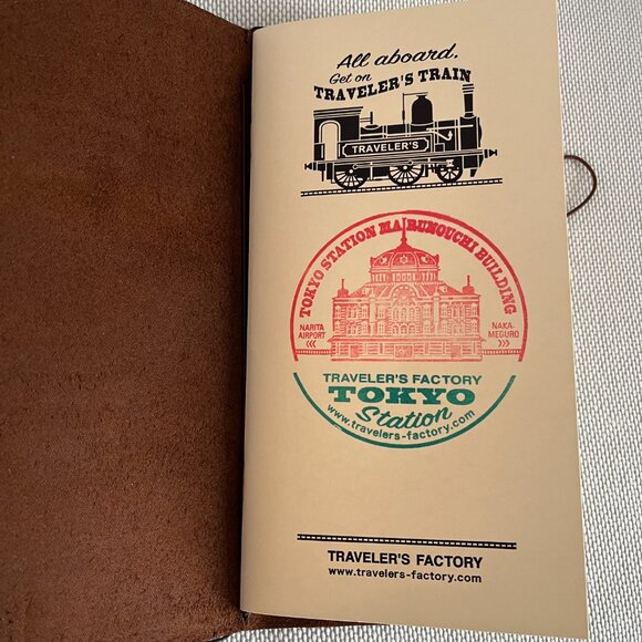 Traveler's Notebook Starter Kit Regular Size Tokyo Station Limited Edition - Picture 5 of 5